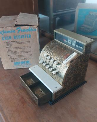 Cassa registratrice giocattolo vintage 