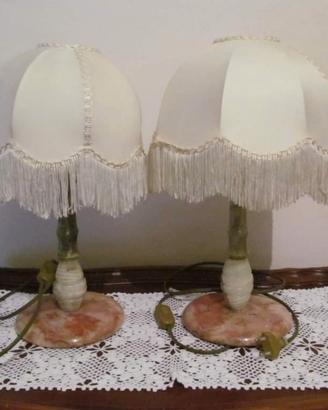 Coppia di paralumi vintage 
