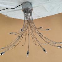 LAMPADARIO DA SOFFITTO COMPRESO DI LAMPADINE