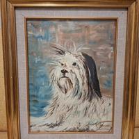 Quadro dipinto immagine cane
