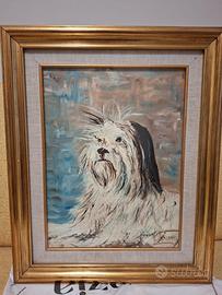 Quadro dipinto immagine cane