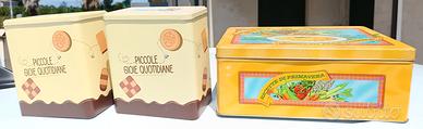 scatole in latta vintage