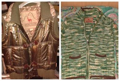 Smanicato + Cardigan Marca MACHU PICCHU Tg M/L