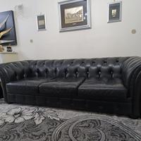 divano pelle chesterfield