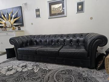 divano pelle chesterfield