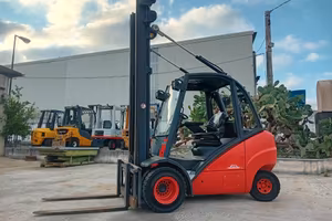 Muletto diesel linde H30 gemellato