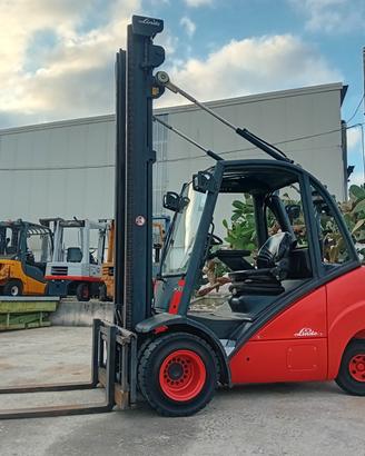 Muletto diesel linde H30 gemellato