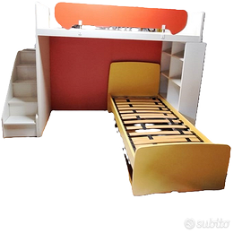 cameretta soppalco 2 letti