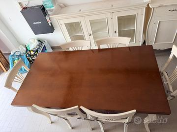 TAVOLO IN LEGNO ALLUNGABILE