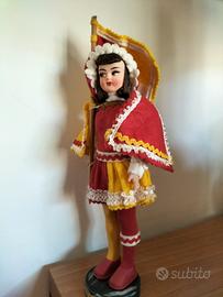 Modellino bambolina originale Palio di Siena 