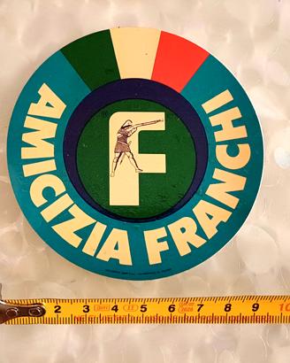Adesivo Fucili Franchi Carabine Vintage