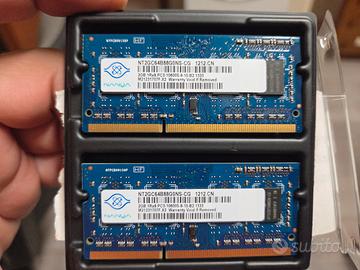 Ram DDR 3 1333 mhz - 2 x 2 gb