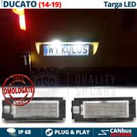 Luci TARGA LED PER Fiat Ducato 4 Placchette CANbus