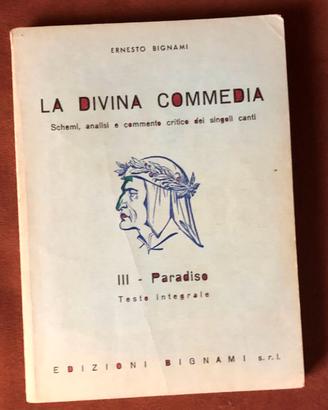 Divina Commedia - Paradiso - Bignami - 1985