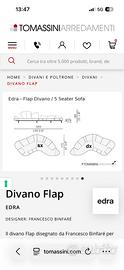 Divani e tavolo con 6 sedie