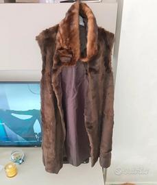gilet in vera pelliccia visone