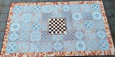 Tavolo da giardino in ferro battuto