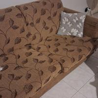 divano a letto con rete e materesso come nuovo