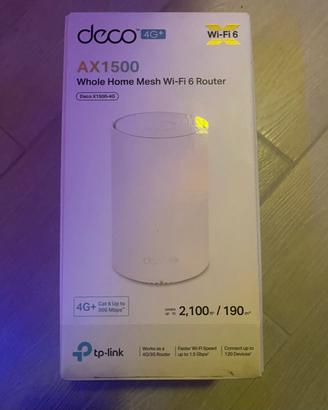 Modem tp-link  deco 4g+ wifi 6 ax1500
