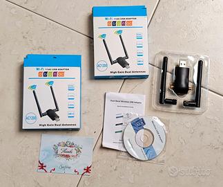 Dual Band 2.4/5.8Ghz 1200Mbps Wireless USB Wifi