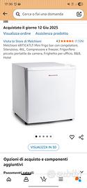 Mini frigo Melchioni 47L con freezer interno