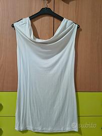 maglietta bianca lunga  44