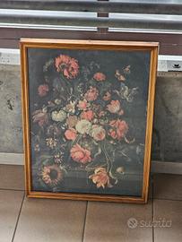 Quadro vintage anni ’30-’50 – Fiori