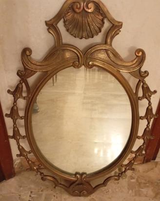 Antico Specchio in Ottone
