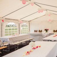 Gazebo tendone TEnsostruttura per feste 6x8