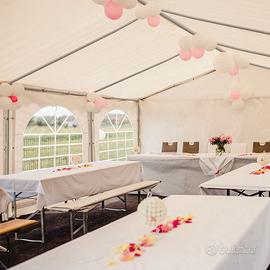 Gazebo tendone TEnsostruttura per feste 6x8