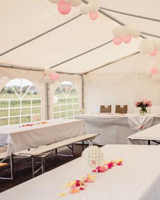 Gazebo tendone TEnsostruttura per feste 6x8
