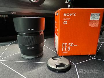 SONY FE 50mm f 1.8 - Pari al nuovo