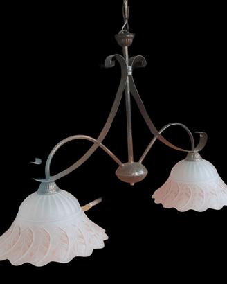 lampadario arte povera