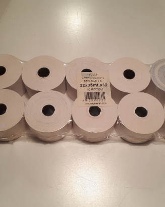 10 rotoli calcolatrice h3.2, diam 5cm
