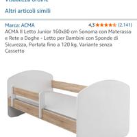 letto per bambini/e 