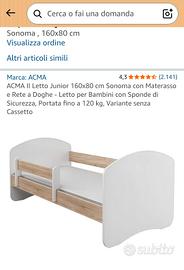 letto per bambini/e 