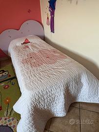 Letto singolo completo di materasso