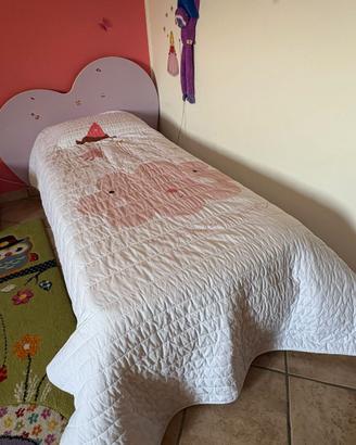 Letto singolo completo di materasso