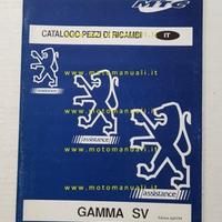 Peugeot Gamma SV scooter 1994 catalogo ricambi