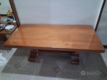 Tavolino da salotto in rovere massiccio