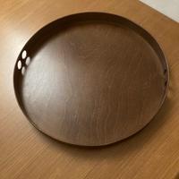 Vassoio in legno rotondo