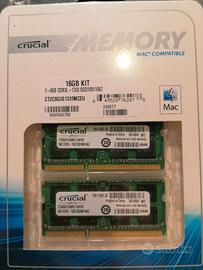 16Gb ram DDR3L per Mac
