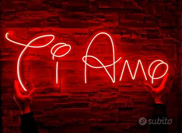 Neon led Ti amo Disney