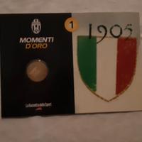 Juventus momento d'oro medaglia commemorativa.