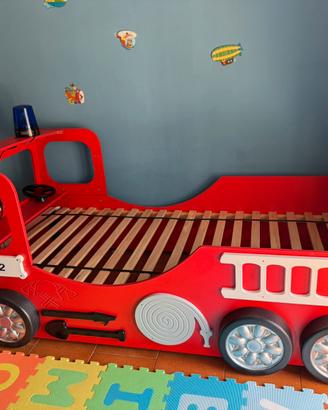 Letto bambino pompiere
