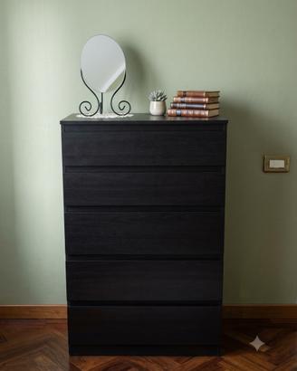 Cassettiera KULLEN Ikea marrone nero