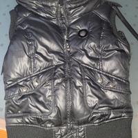 DATCH GILET NERO DONNA PIUMA D'OCA TAGLIA L