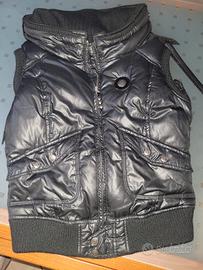 DATCH GILET NERO DONNA PIUMA D'OCA TAGLIA L