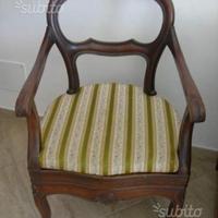 Antica Poltrona/Comoda 800 Luigi Filippo noce