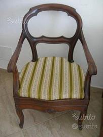 Antica Poltrona/Comoda 800 Luigi Filippo noce
